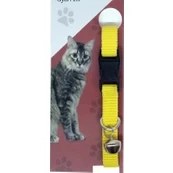 Resim Elastik Ayarlanabilir Çıngıraklı Kedi Tasması 