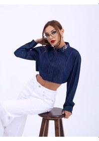 Resim Ahes Shopping 6603 Kot Bluz-mavi Mavi 