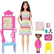 Resim Barbie Kariyer Oyun Seti Öğretmen Bebek JCR76 
