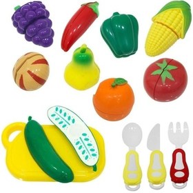 Resim Birlik Oyuncak 22 Parça Meyve Sebze Kesme Seti 
