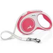 Resim New Comfort Şerit Otomatik Gezdirme Tasması S 5m Kırmızı Kırmızı 