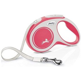 Resim New Comfort Şerit Otomatik Gezdirme Tasması S 5m Kırmızı Kırmızı 