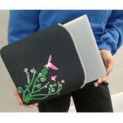 Resim Case Club Suya Dayanıklı Neopren Notebook Tablet Ipad Macbook Pro Air Siyah Laptop Kılıfı Çantası 13" Inç 15" 