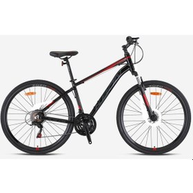 Resim Kron Tx 75 Trekking Bisikleti V-fren 28" Jant 17' Kadro 21 Vites Şehir Bisikleti Siyah Füme Kırmızı Gri Siyah - Kırmızı - Füme 