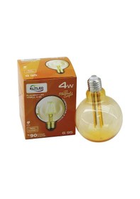 Resim 4w - E27 Gold Color Flament Rustik Ampul 400lumen - 2200k Kırılmaz Gövde 5468 
