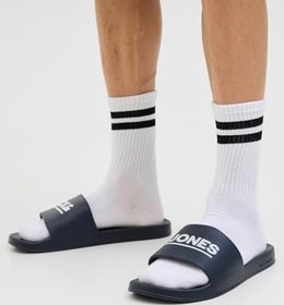 Resim JACK & JONES Jfwollie Slider Ln banyo terliğiErkek 