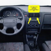 Resim After Vw Seat Uyumlu Orta Klima Kalorifer Izgarası Mazgalı 6K0819755 