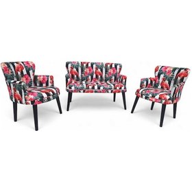 Resim Büro Koltuğu Ofis Bekleme Koltuk Takımı Balkon Koltuk Takımı Çay Seti Koltuk Takımı Desenli 