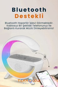 Resim Markofist MF-BT2301 Kablosuz Şarjlı RGB Bluetooth Hoparlör 