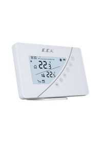 Resim E.C.A. Poly Touch 400W Kablosuz Oda Termostatı Beyaz 