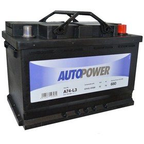 Resim Autopower 12V 74 Ah Amper Akü (Varta Üretimi) 680A 