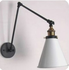 Resim Mylights Retro Rustik Vintage Metal Akrobatik Aplik Okuma Lamba Diğer 
