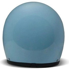 Resim Dmd Jet Retro Açık Motosiklet Kaskı Light Blue 