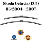 Resim Skoda Octavia 1z3 2004 2005 2006 2007 Uyumlu Ön Cam Silecek Süpürgesi Takımı 600/400mm Silbak Sb2419a 