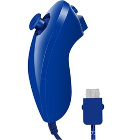 Resim Geeksen Oyun Kumandası Wııu/wıı Sol Kulp Wii Tavuk Bacağı Kulpu Wii Kablolu Sol Kulp Wii Konsol Oyun Kulpu Kavisli Kulp Lacivert 