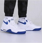 Resim Nike Flight Legacy Erkek Basketbol Ayakkabı BQ4212-103-Beyaz-Mavi 