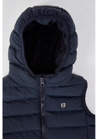 Resim Benitto Kids Kapüşonlu Erkek Bebek Çocuk Yelek 51306 Lacivert 