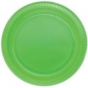 Resim Soyalan 5 ADET Renkli Plastik Tabak 10 Lu 