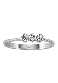 Resim Sirius G Renk 0,28 Karat Pırlanta Tria Yüzük 0807R0067 