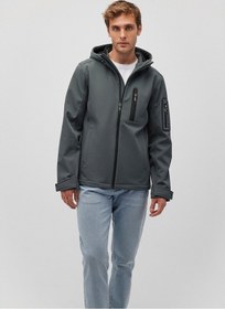 Resim Mavi - Kapüşonlu Yeşil Ceket 0110264-71598 Yeşil 