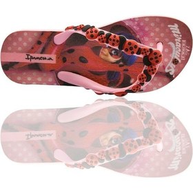 Resim Ipanema İpanema Ladybug Çocuk Parmak Arası Terlik Pembe Kırmızı 30/35 WPP0286 Pembe 