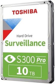 Resim Toshiba S300 PRO 10TB Güvenlik HDD – 7200RPM, 512MB Cache, MD10ADA10TV 