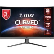 Resim MSI 31.5" G32C4 E2 1920x1080 (FHD) 16:9 CURVE 1500R VA 170HZ 1MS FREESYNC PREMIUM GAMING MONITOR 