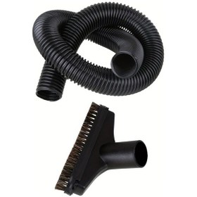 Resim Willowhaven 40mm Esnek Vakum Hortumu Kare Fırça Siyah Kahverengi Dayanıklı Kolay Bükülür 