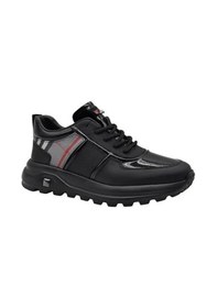 Resim Marcomen 22043 Hafif İthal Deri Erkek Sneaker Spor Ayakkabı Siyah 