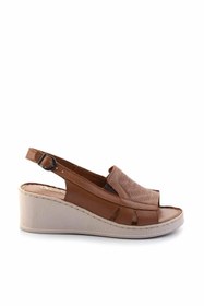 Resim Bambi Taba Leather Kadın Dolgu Topuklu Ayakkabı K05466057303 
