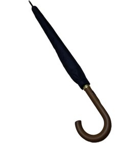 Resim Baginn Snotline-april Erkek Baston Şemsiye Ahşap Sap Siyah Renk 100 CM Çap 001 