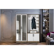 Resim Moderniya Mobilya Loft 2 Kapılı Aynalı Portmanto 