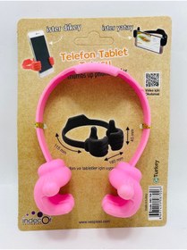 Resim Genel Markalar Telefon Tablet Tutucu Pembe 