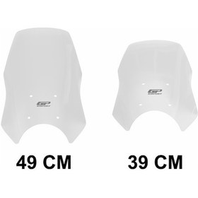 Resim GP Kompozit Royal Enfield Himalayan 2024 Uyumlu Ön Cam Şeffaf 49 cm 