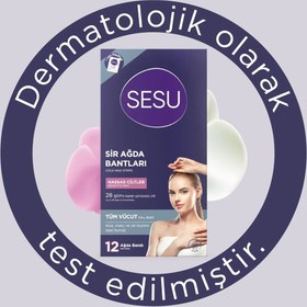 Resim Tüm Vücut Ağda Bandı Hassas Ciltler 12'li - STD / STD 