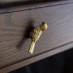 Resim Vintage Kuş Tarzı Pirinç Dekoratif Dolap Kolu - Zarif Amerikan Tarzı, Bakır Malzeme, Kilitler, Dolaplar, Veranda Dolapları, Yatak Başucu Masaları ve Daha Fazlası İçin Mükemmel, Mobilya Donanımı | Vintage Kuş Tasarımı | Dayanıklı Kolu, Dolap Kolları 