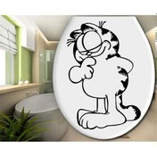 Resim Garfield Klozet Stickerı 355 