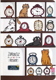 Resim Thinkbook Zamansız Kedi Kitaplık 15x21,5 Çok Renkli 