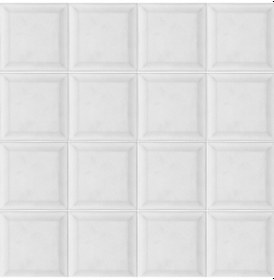 Resim Armada Çini 12.5x12.5 Cm Metro Beyaz Çini Seramik Karo 