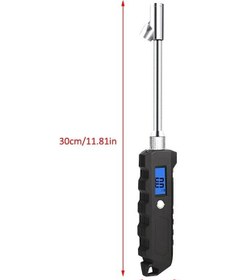 Resim Ulzyvf Yüksek Hassasiyetli 180 Psı Dijital Lastik Basınç Ölçer - Led Ekran, Tüm Araçlar İçin 