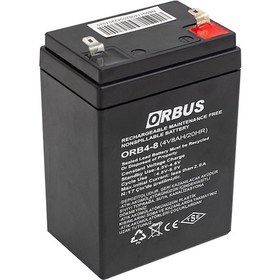 Resim Orbus 4 Volt 8 Amper Kuru Tip Akü Orb4-8 68 45 95 Mm 