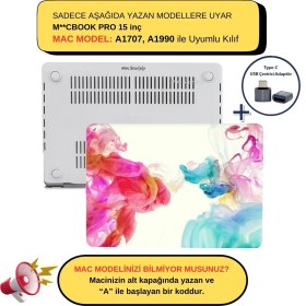 Resim McStorey Macbook Pro Kılıf 15 inç A1707 A1990 ile Uyumlu Paint01NL 