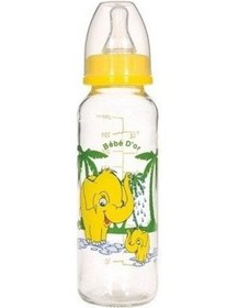 Resim Bebedor 31302 Desenli Cam Biberon 250 ML - Sarı 