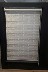 Resim Clariss İŞLEMELİ ZEBRA PERDE KREM - 30 x 40 - ZEBRA11955.03.190.200 