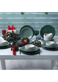 Resim Keramika Green Mix Yemek Takımı 18 Parça 6 Kişilik 031-303-308 