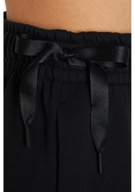 Resim Nike Sportswear High Rise Loose Fit Fleece Dance Shorts Kadın Fransız Havlu Kumaş Bol Kesim Şort Siyah Siyah 
