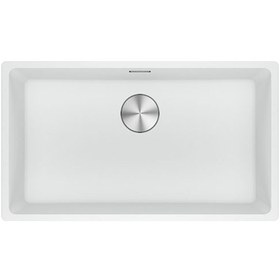 Resim Franke Mrg 210/110-72 Tezgah Altı/sıfır Bianco Granit Maris Eviye 