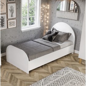 Resim Afilli Güneş Bohem Karyola Tamamı Mdf 90X190 