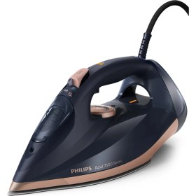 Resim Philips 7500 Serisi Buharlı Ütü, 3200W, 55 g/dk Sürekli Buhar, SteamGlide Elite, 260 g Şok Buhar, Mavi/Altın Rengi, DST7510/80 