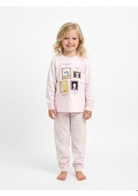 Resim Kız Çocuk Pijama Takım St09547 Pembe 